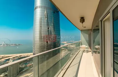 Balcony image for: Apartment - 1 Bedroom - 2 Bathrooms for rent in Damac Heights - Dubai Marina - Dubai, Image 1