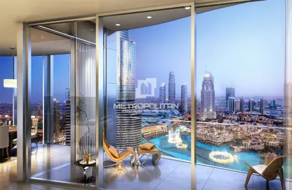 شقة - غرفة نوم - 1 حمام للبيع في اكسكوزيت ليفينج ريزيدنسز - برج خليفة - دبي وسط المدينة - دبي
