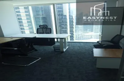 Office Space - Studio - 1 Bathroom for rent in The Binary Tower - Business Bay - Dubai