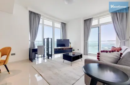 Living / Dining Room image for: Apartment - 2 Bedrooms - 2 Bathrooms for rent in Sunrise Bay - EMAAR Beachfront - Dubai Harbour - Dubai, Image 1