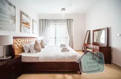 Apartment - 1 Bedroom - 2 Bathrooms for rent in Rimal 3 - Rimal - Jumeirah Beach Residence - Dubai