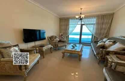 Apartment - 1 Bedroom - 2 Bathrooms for rent in Ajman Corniche Residences - Ajman Corniche Road - Ajman