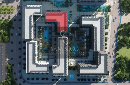 صورة لـ موقع على الخريطة شقة - 3 غرف نوم - 4 حمامات للبيع في رسيل - Al Mamsha - مويلح - الشارقة ، صورة رقم 1