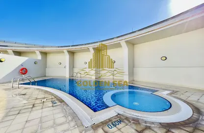 Pool image for: Apartment - 3 Bedrooms - 4 Bathrooms for rent in Danat Towers - Muroor Area - Abu Dhabi, Image 1