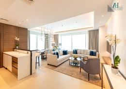 Living Room image for: Hotel and Hotel Apartment - 3 bedrooms - 4 bathrooms for rent in Sofitel The Obelisk - Umm Hurair 2 - Umm Hurair - Dubai, Image 1