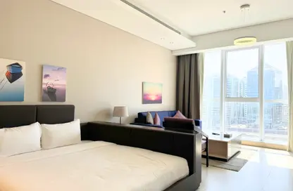 Apartment - Studio - 1 Bathroom for rent in Al Jowhara Tower - Corniche Road - Abu Dhabi