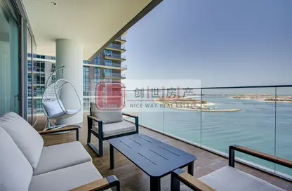 Apartment - 3 Bedrooms - 3 Bathrooms for rent in Beach Isle - EMAAR Beachfront - Dubai Harbour - Dubai