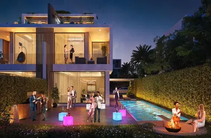 Outdoor House image for: Villa - 5 Bedrooms - 6 Bathrooms for sale in Amora in Golf Verde - Damac Hills 2 - Dubai, Image 1