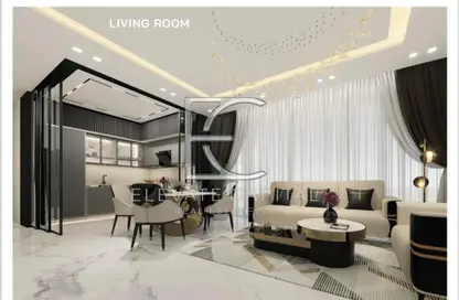 صورة لـ غرفة المعيشة / غرفة الطعام شقة - 2 غرف نوم - 3 حمامات للبيع في بايز 101 من دانوب - الخليج التجاري - دبي ، صورة رقم 1