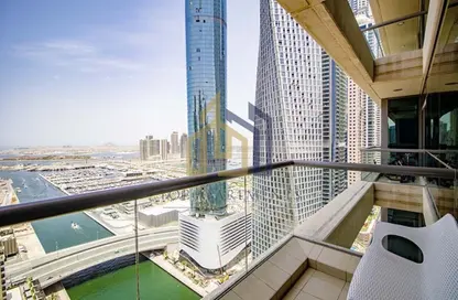Apartment - 3 Bedrooms - 4 Bathrooms for sale in Iris Blue - Dubai Marina - Dubai