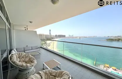 Apartment - 1 Bedroom - 2 Bathrooms for rent in Azure Residences - Palm Jumeirah - Dubai