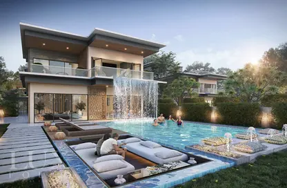 Pool image for: Villa - 7 Bedrooms - 6 Bathrooms for sale in Portofino - Damac Lagoons - Dubai, Image 1
