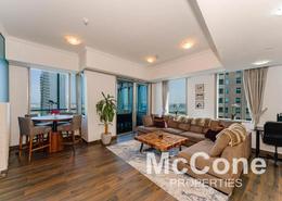 Living / Dining Room image for: Apartment - 2 bedrooms - 3 bathrooms for sale in Ocean Heights - Dubai Marina - Dubai, Image 1