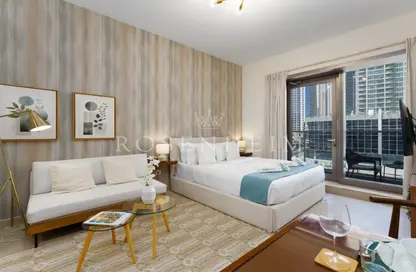 Apartment - Studio - 1 Bathroom for rent in Sparkle Tower 3 - Sparkle Towers - Dubai Marina - Dubai