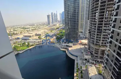 شقة - غرفة نوم - 2 حمامات للايجار في ابراج جرين ليك - (JLT) مجمع S - أبراج بحيرة الجميرا - دبي