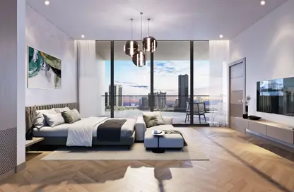 Apartment - 1 Bathroom for sale in Peninsula Four - Peninsula - Business Bay - Dubai