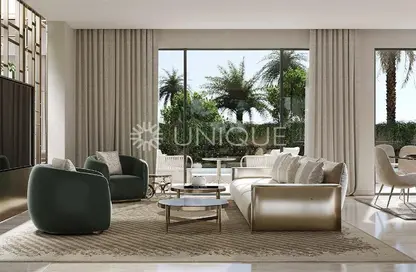 Living Room image for: Villa - 5 Bedrooms - 7 Bathrooms for sale in Palm Hills - Dubai Hills Estate - Dubai, Image 1