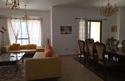 Apartment - 3 Bedrooms - 4 Bathrooms for rent in Rimal 6 - Rimal - Jumeirah Beach Residence - Dubai