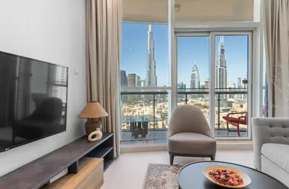 Apartment - 2 Bedrooms - 2 Bathrooms for rent in Damac Maison The Distinction - Downtown Dubai - Dubai