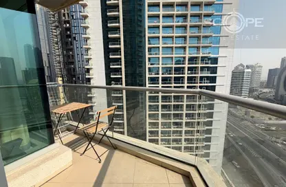 شقة - غرفة نوم - 2 حمامات للايجار في C برج فيوز - برج فيوز - دبي وسط المدينة - دبي