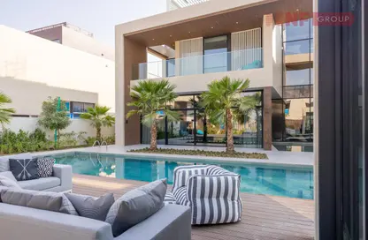 Pool image for: Villa - 5 Bedrooms - 6 Bathrooms for sale in Lunaria - Al Barari Villas - Al Barari - Dubai, Image 1