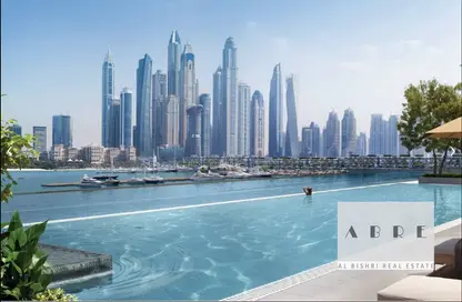Apartment - 4 Bedrooms - 4 Bathrooms for sale in Palace Beach Residence - EMAAR Beachfront - Dubai Harbour - Dubai