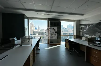 Office Space - Studio - 2 Bathrooms for rent in Bay Square Building 13 - Bay Square - Business Bay - Dubai