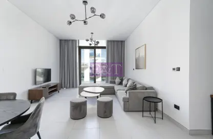 Living / Dining Room image for: Penthouse - 2 Bedrooms - 2 Bathrooms for rent in Soho Palm Jumeirah - Palm Jumeirah - Dubai, Image 1
