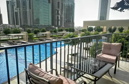 شقة - 2 غرف نوم - 3 حمامات للايجار في مرتفعات بوليفارد برج 2 - مرتفعات بوليفارد - دبي وسط المدينة - دبي