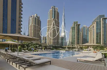 Apartment - 1 Bedroom - 2 Bathrooms for rent in Vida Residence Downtown - Downtown Dubai - Dubai
