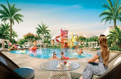 Pool image for: Villa - 4 Bedrooms - 5 Bathrooms for sale in Noya Luma - Noya - Yas Island - Abu Dhabi, Image 1