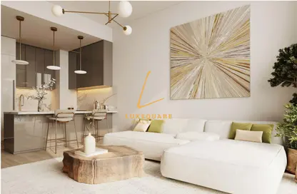 Living Room image for: Apartment - 1 Bedroom - 1 Bathroom for sale in AZIZI Riviera 47 - Meydan One - Meydan - Dubai, Image 1