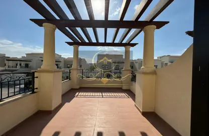 Terrace image for: Villa - 3 Bedrooms - 5 Bathrooms for rent in Bloom Gardens Villas - Bloom Gardens - Al Salam Street - Abu Dhabi, Image 1