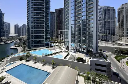 Apartment - 1 Bedroom - 1 Bathroom for rent in Iris Blue - Dubai Marina - Dubai