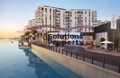 Apartment - Studio - 1 Bathroom for rent in Waters Edge - Yas Island - Abu Dhabi