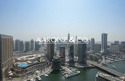 Penthouse - 5 Bedrooms - 5 Bathrooms for rent in Bay Central West - Bay Central - Dubai Marina - Dubai