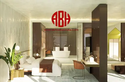 Living Room image for: Apartment - 1 Bathroom for sale in Portofino Hotel - The Heart of Europe - The World Islands - Dubai, Image 1