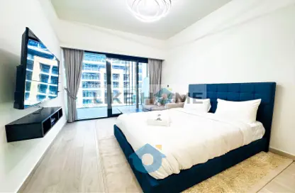 Room / Bedroom image for: Apartment - 1 Bathroom for rent in AZIZI Riviera 26 - Meydan One - Meydan - Dubai, Image 1