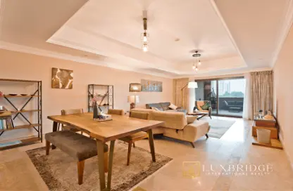 Apartment - 1 Bedroom - 2 Bathrooms for rent in The Fairmont Palm Residence South - The Fairmont Palm Residences - Palm Jumeirah - Dubai