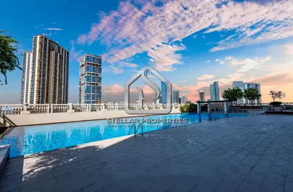 صورة لـ حوض سباحة شقة - 2 غرف نوم - 3 حمامات للبيع في أوشن تيراس - مارينا سكوير - جزيرة الريم - أبوظبي ، صورة رقم 1
