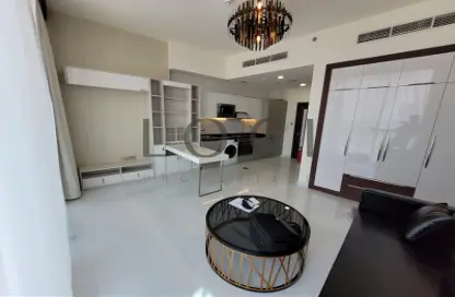 Living / Dining Room image for: Apartment - 1 Bathroom for rent in Miraclz Tower by Danube - Arjan - Dubai, Image 1