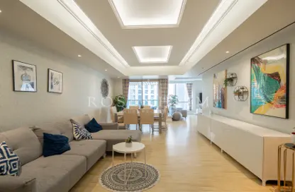 Apartment - 3 Bedrooms - 3 Bathrooms for rent in Al Mass Tower - Emaar 6 Towers - Dubai Marina - Dubai