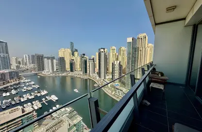 Apartment - 1 Bedroom - 2 Bathrooms for sale in Silverene Tower A - Silverene - Dubai Marina - Dubai