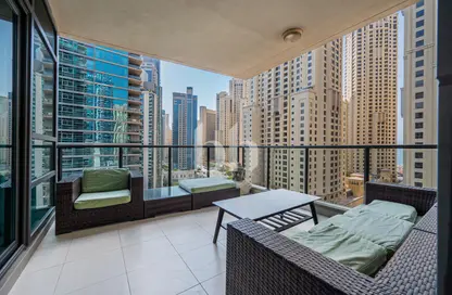 شقة - غرفة نوم - 2 حمامات للايجار في مارينا كوايز ويست - مراسي المارينا - دبي مارينا - دبي