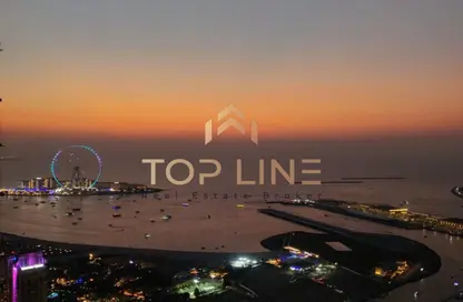 شقة - 2 غرف نوم - 3 حمامات للايجار في برج الأميرة - دبي مارينا - دبي