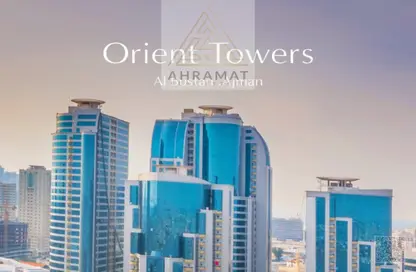 Apartment - 1 Bedroom - 2 Bathrooms for sale in Orient Tower 1 - Orient Towers - Al Bustan - Ajman