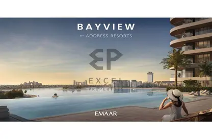 Water View image for: Apartment - 3 Bedrooms - 4 Bathrooms for sale in Bayview - EMAAR Beachfront - Dubai Harbour - Dubai, Image 1