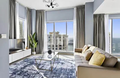 شقة - غرفة نوم - 2 حمامات للايجار في برج شيمارا - مارينا بروموناد - دبي مارينا - دبي