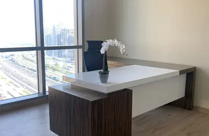 Office Space - Studio - 1 Bathroom for rent in Marina Plaza - Dubai Marina - Dubai