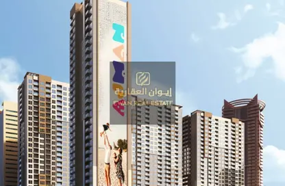 Apartment - 1 Bedroom - 2 Bathrooms for sale in Ajman One - Phase 2 - Ajman Downtown - Ajman
